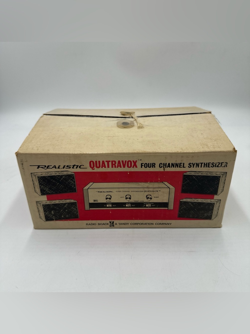 Vintage Realistic Quatravox 4-Channel Stereo Synthesizer Box Japan